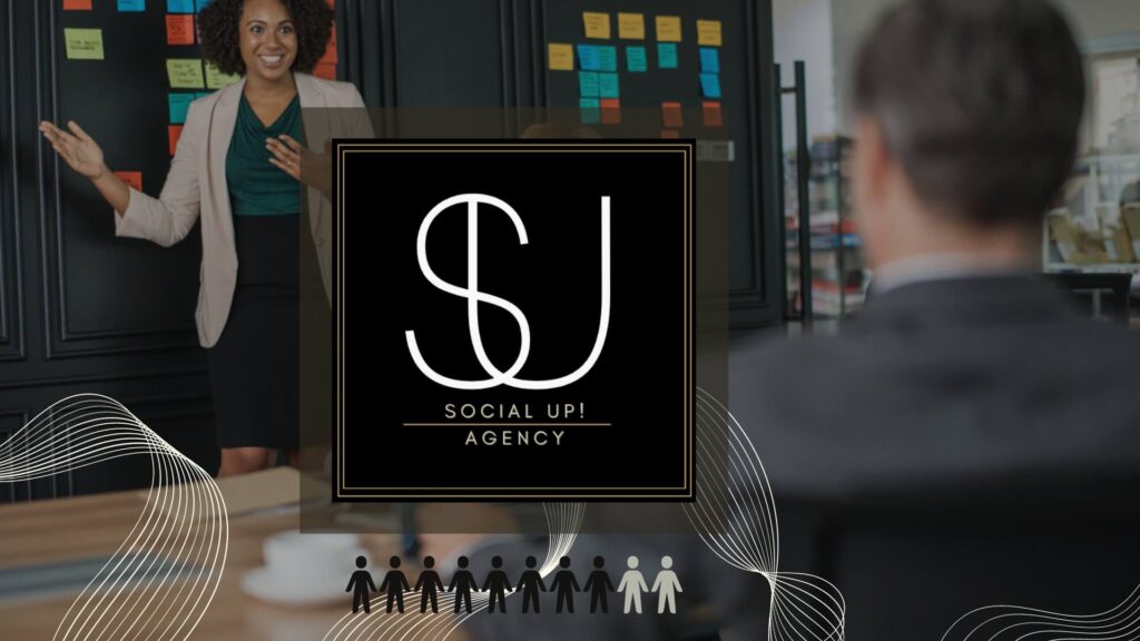Social Up office photo with logo